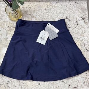 NWT Navy Blue Athletic Swimsuit Skort